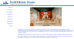 Desktop Screenshot of jerusalemstoneusa.com