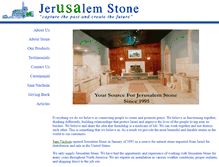 Tablet Screenshot of jerusalemstoneusa.com